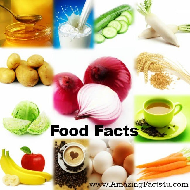 Food - Amazing Facts 4 u