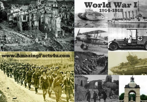 World War I (Part 2) - Amazing Facts 4 u