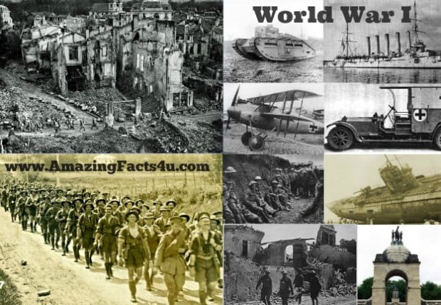 World War I (Part 1) - Amazing Facts 4 u