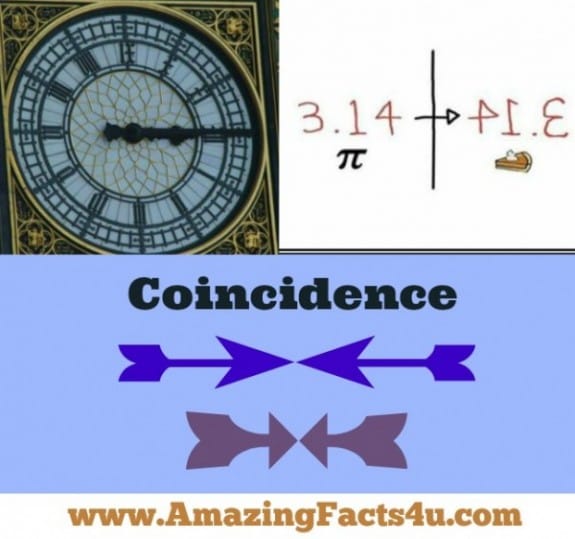 Coincidence (Part 1) - Amazing Facts 4 u