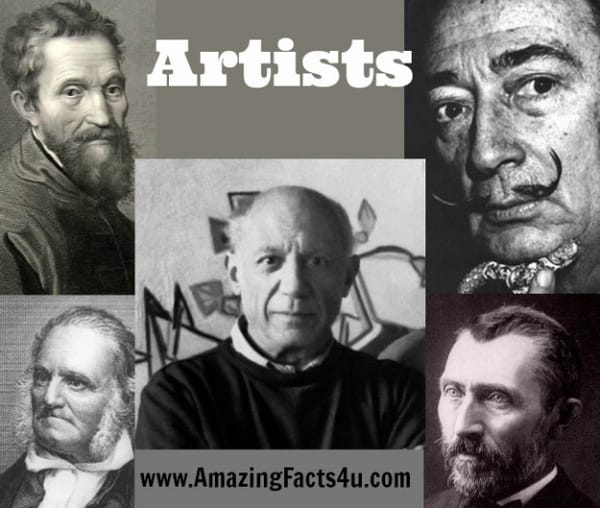 Artists - Amazing Facts 4 u