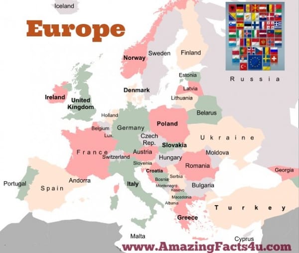 Europe - Amazing Facts 4 u