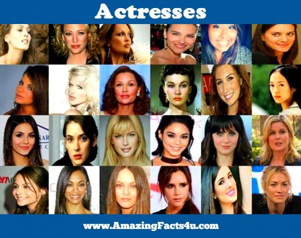 Actresses - Amazing Facts 4U